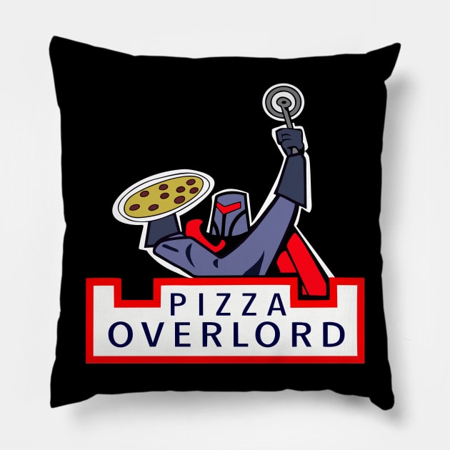 Pizza Overlord Pillow by Teen Chic