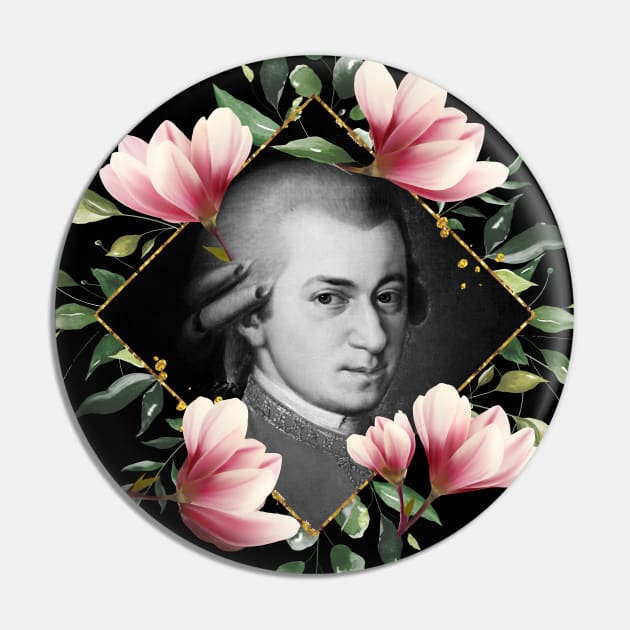 Wolfgang Amadeus Mozart Pin by TheMusicophile