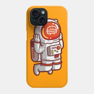 Burger Astronaut Phone Case