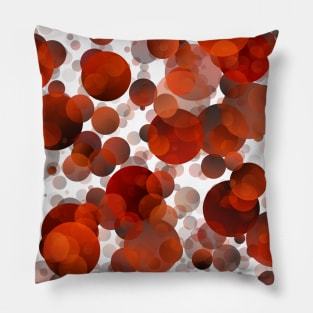 Red Bubbles Pillow