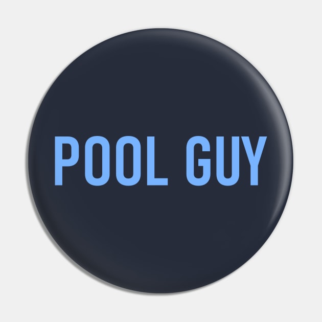 Pool Guy Swimming - Funny Pin by Celestial Mystery
