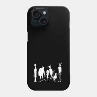 Happy family (inverted) Phone Case