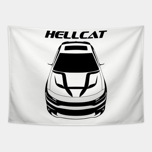 Charger Hellcat - Multi color Tapestry by V8social