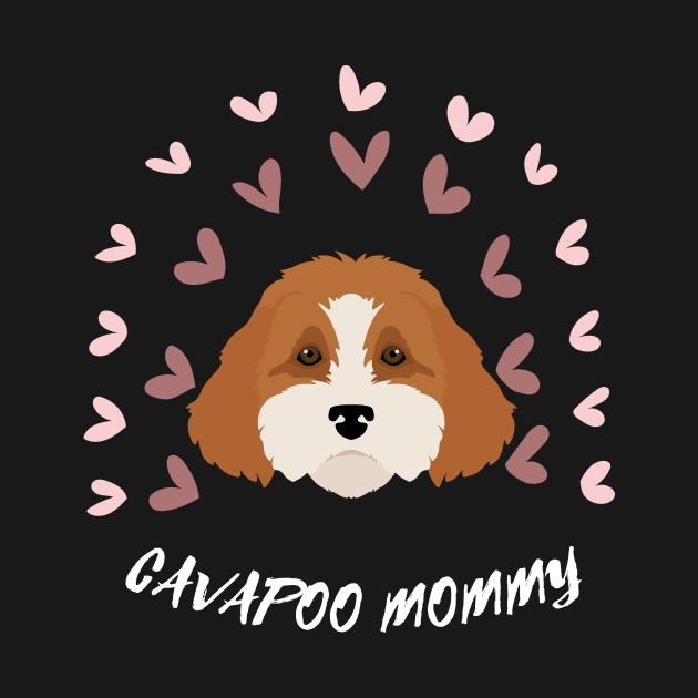 CAVAPOO MOMMY. Cute cavapoo puppy. Dog Lover by Motanka