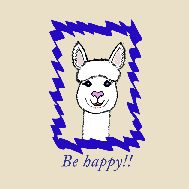 Alpaca Love - Be happy! by MarionsArt