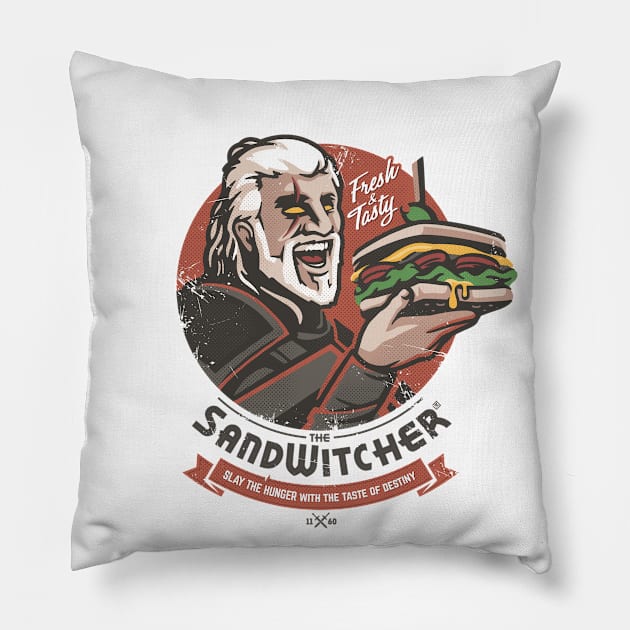 Sandwitcher Pillow by raxarts