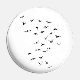 Flock of Birds in the Sky Pin