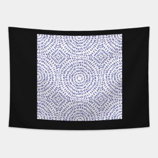 Periwinkle circles Tapestry