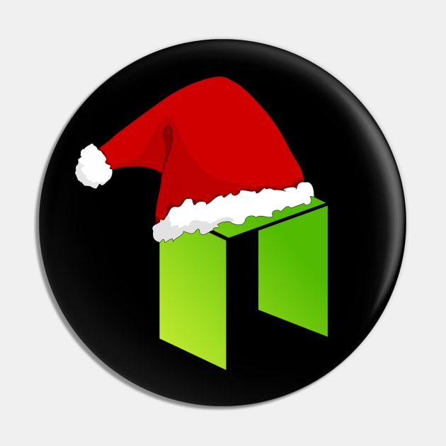 Neo Crypto Currency X-mas Pin by Cryptolife