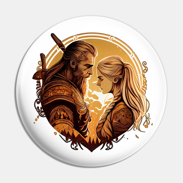 Viking Couple four Pin by MLArtifex