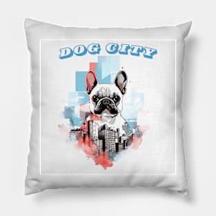 Dog city Pillow