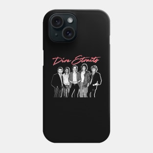 Dire Straits / Retro Faded Style Fan Design Phone Case