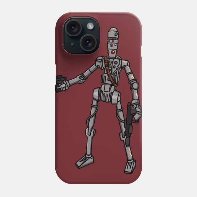 robot gunner Phone Case by NikInked