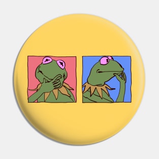 kermit the frog thinking inside the box / the muppets meme Pin