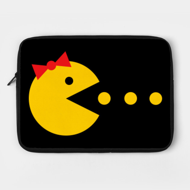 Best Halloween Costume Ideas For Girl Women Video Game Tee Pacman Girl Laptop Case Teepublic