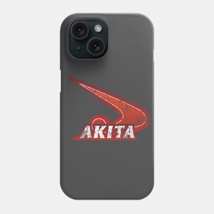 Akita Prefecture Japanese Symbol Distressed Phone Case