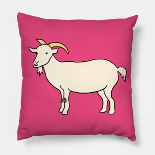 Cutie Goatie Pillow