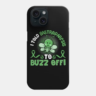funny gastroparesis bee warrior Phone Case