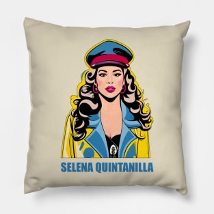 Selena Quintanilla - Ilustration Retro Style Pillow