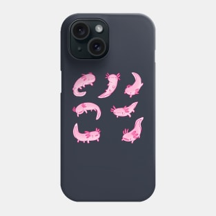 Cute axolotls pack Phone Case