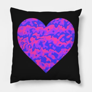 Dripping Bi Flag Colours Pillow