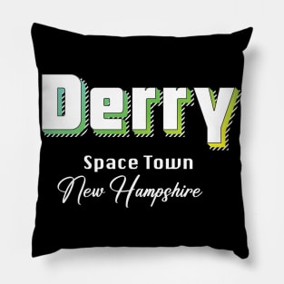 Derry New Hampshire Yellow Text Pillow