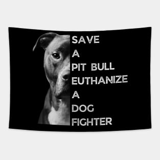 Save a pit bull Tapestry