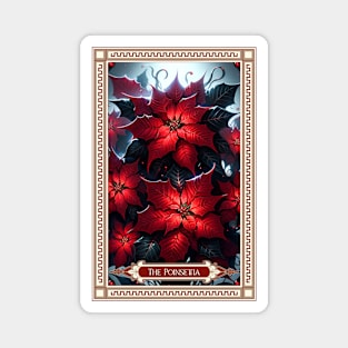 The Poinsettia Tarot Card Magnet