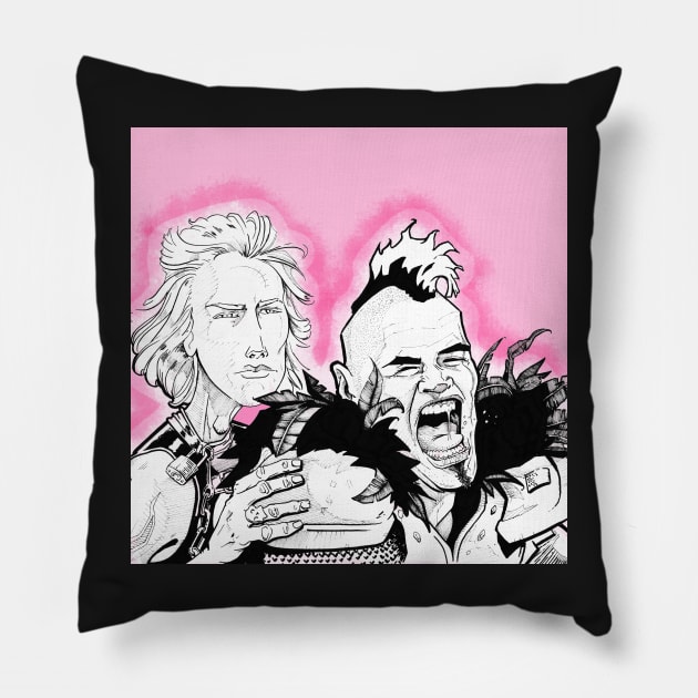 Mad Max Road Warrior Lovers Pillow by grosvenordesign