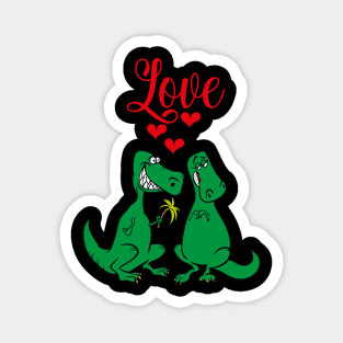 love dinosaur Magnet