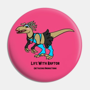 80's Raptor (branded) Pin