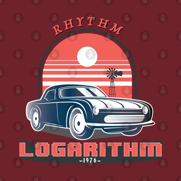 Rhythm Logarithm Route 66 Retro Car by Persius Vagg