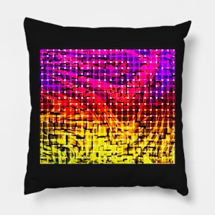 Fury Behind the Squares Pillow