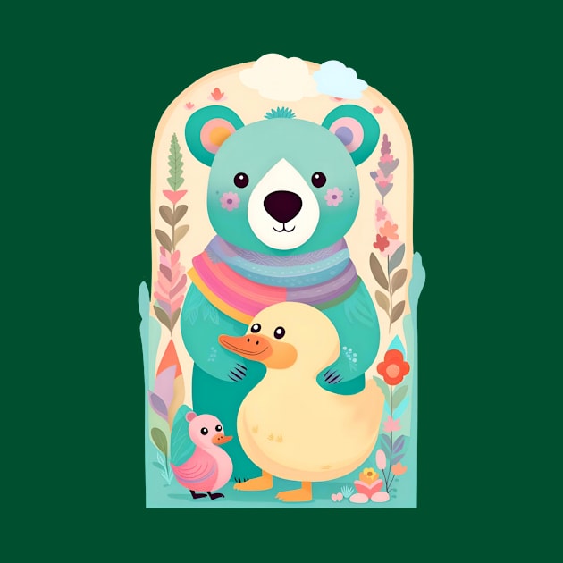 Cute bear illustration by Charmycraft