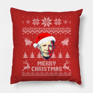 Eisenhower Merry Christmas Pillow