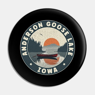 Anderson Goose Lake Iowa Sunset Pin