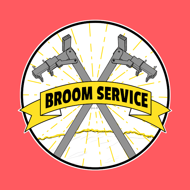 Broom Service Simple Grey by T.A. Teufel