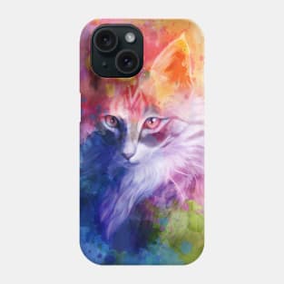 Colorful Cat Phone Case