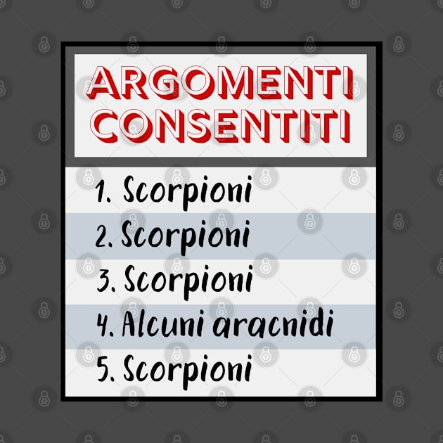 Argomenti Consentiti by OldTony