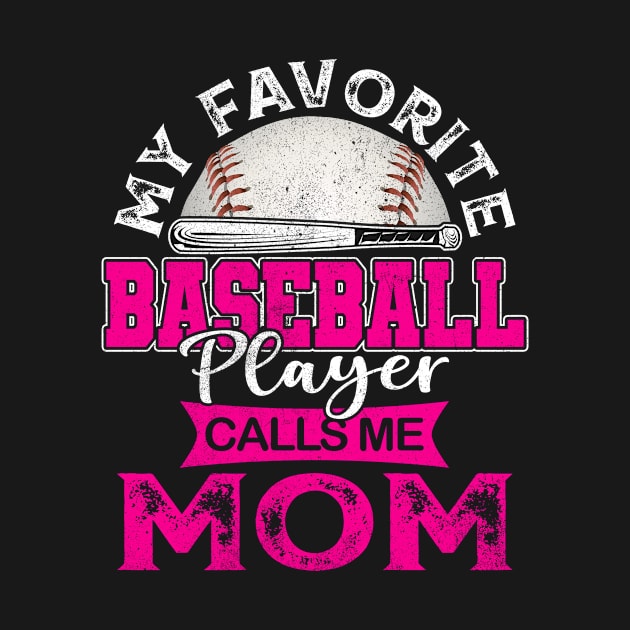 My Favorite Baseball Player Calls Me Mom Mother Gift by Kens Shop