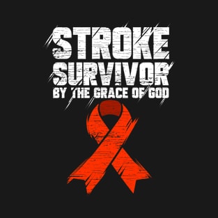 Stroke Survivor Grace of God Awareness T-Shirt