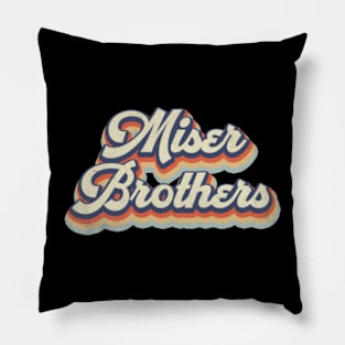 Retro Miser Pattern 70s 80s 90s Birthday Classic Style Pillow