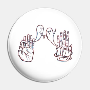 Holding Hands In Spirit Pin