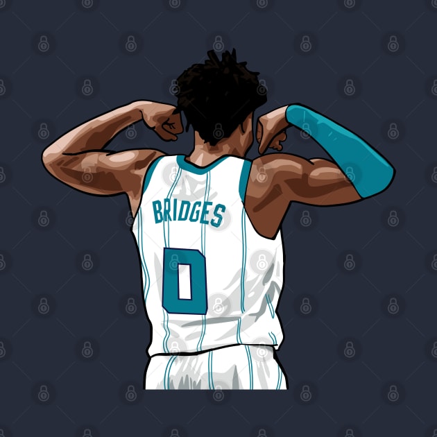 Miles Bridges Vector Back by qiangdade