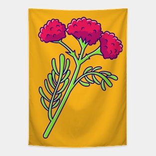 Flower Cartoon Tapestry