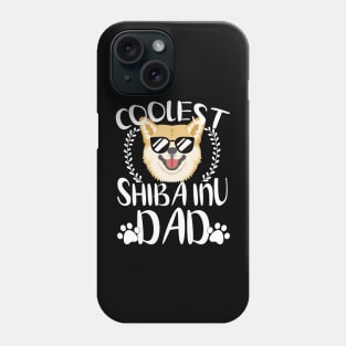 Glasses Coolest Shiba Inu Dog Dad Phone Case