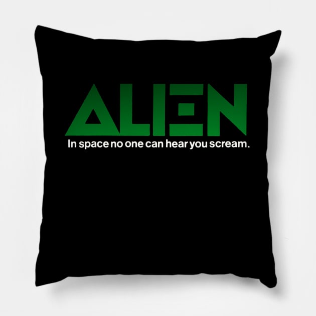 Alien (Production Logo) Pillow by TheUnseenPeril