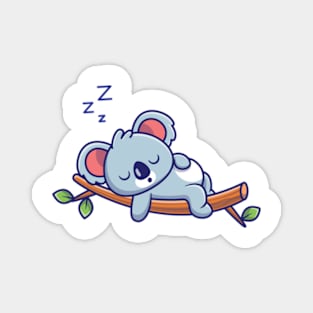 Cute Koala Sleeping Magnet