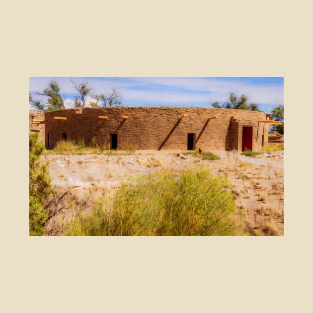 The Great Kiva Aztec Ruins New Mexico by Debra Martz