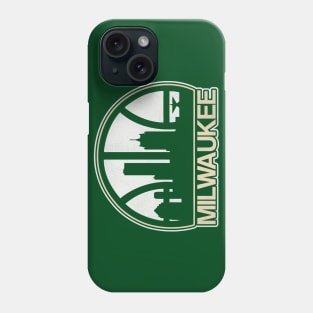 Milwaukee Basketball Skyline Phone Case